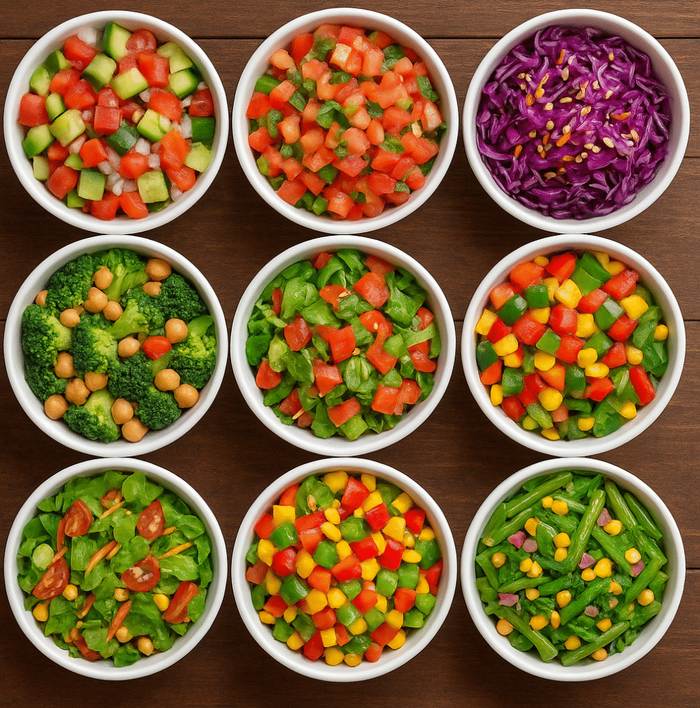 10 veg salads